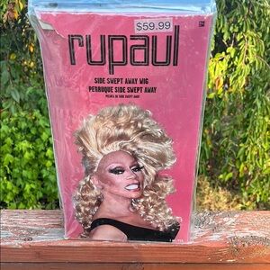 Blonde Side Swept Away Wig